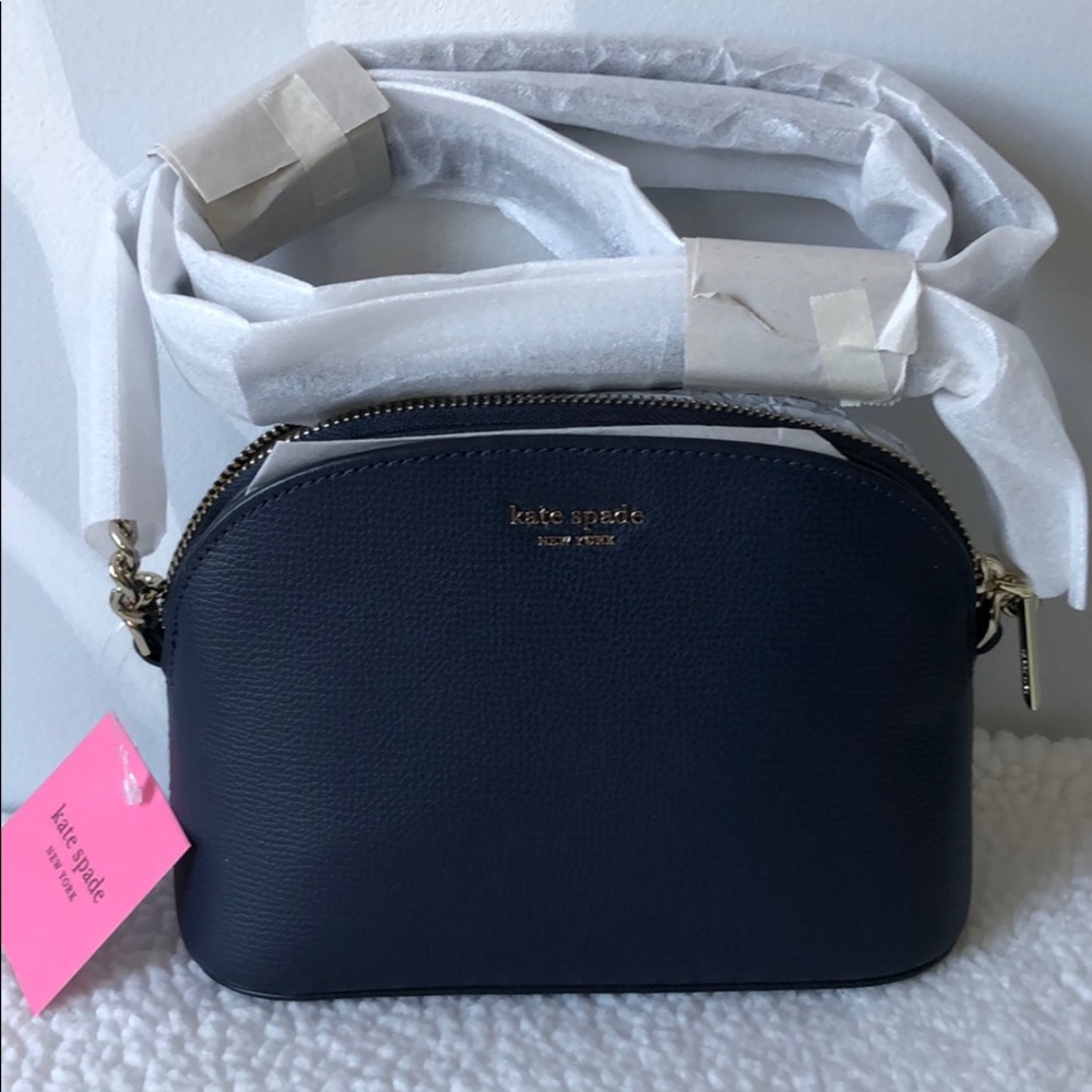 NWT Kate Spade Sylvia small dome crossbody blue bag - Picture 1 of 4